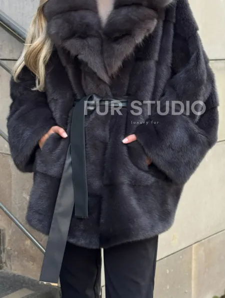 Женская норковая шуба 2026 - фото 1