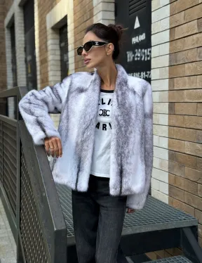 Меховая куртка из норковой крестовки - фото 12