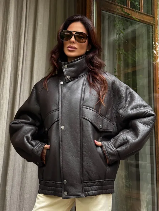 Натуральная дубленка - женская - фото 5