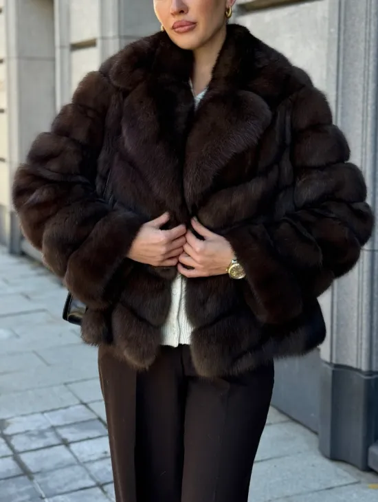 Полушубок из соболя - фото 3