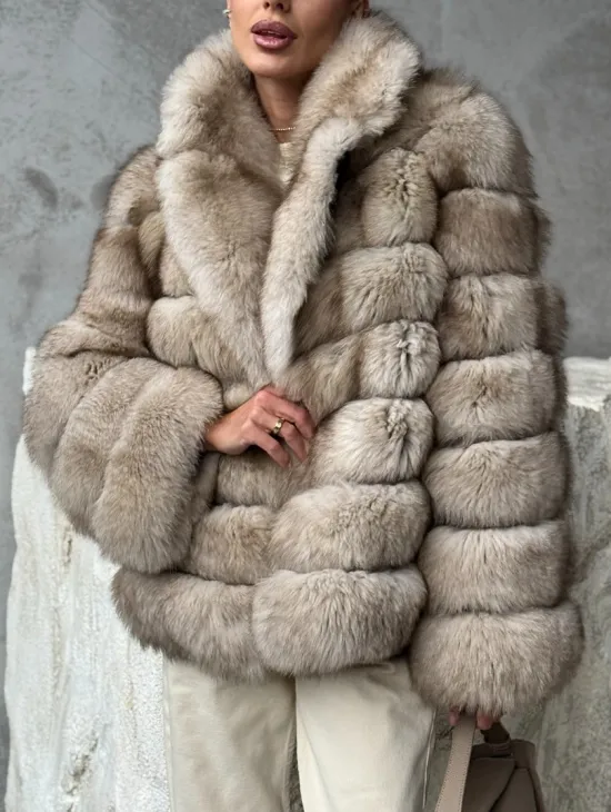 Шуба из песца - фото 3