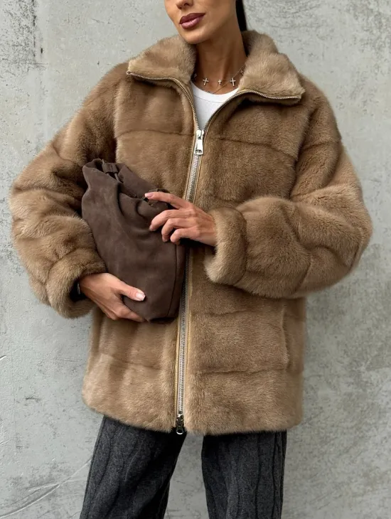 Норковая куртка - фото 4