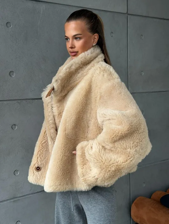 Дубленка - куртка двухсторонняя - фото 9