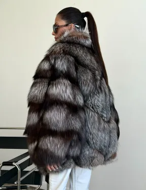 Шуба из лисы - летучая мышь - фото 5