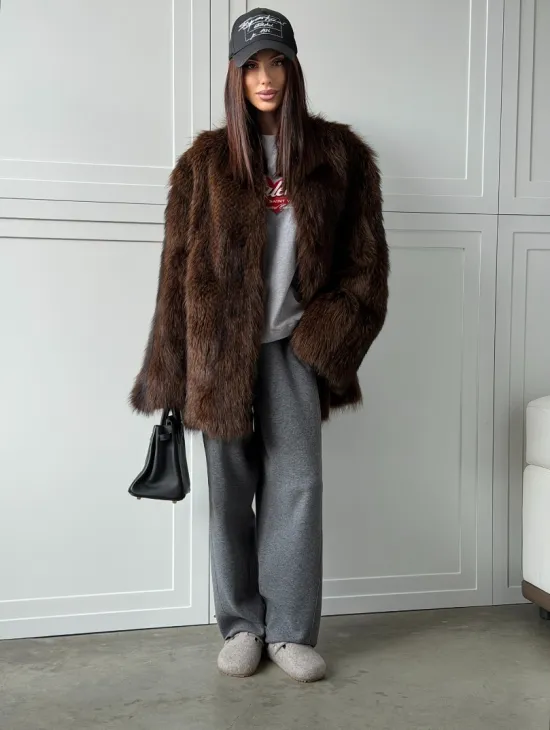 Жакет - полушубок из меха финского енота Saga - фото 8