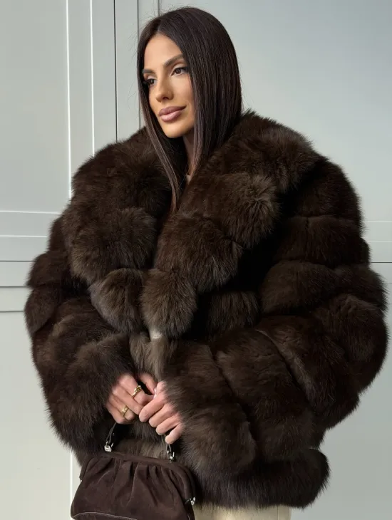 Полушубок из песца 