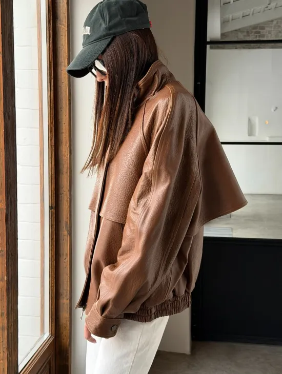 Стильная кожаная куртка - фото 5